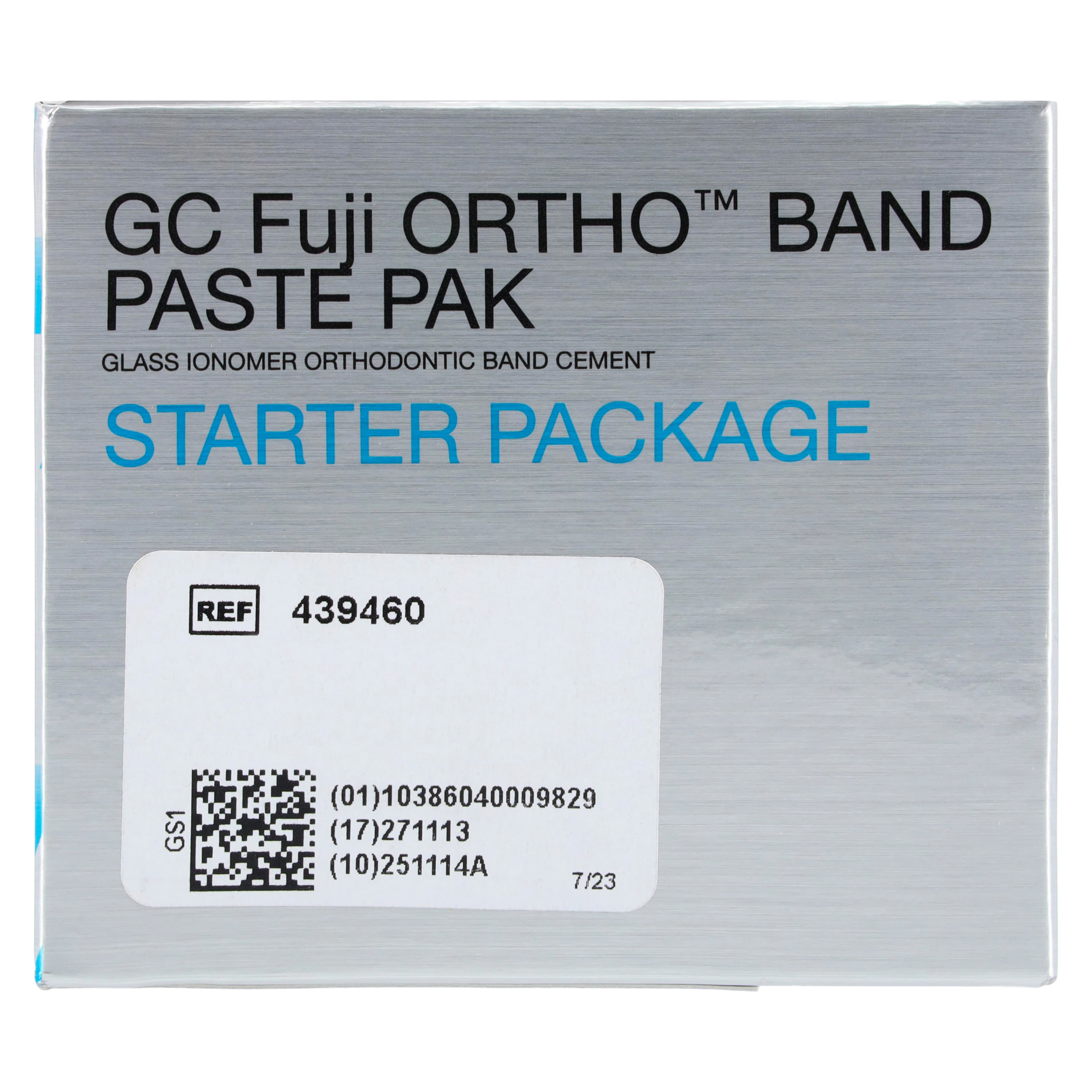 GC Fuji ORTHO BAND Paste Pak Starter Kit, Blue Resin-Modified Glass Ionomer Orthodontic Band Cement, 2 x 13.3 g (7.2 mL) Cartridges, 439460 thumbnail 15