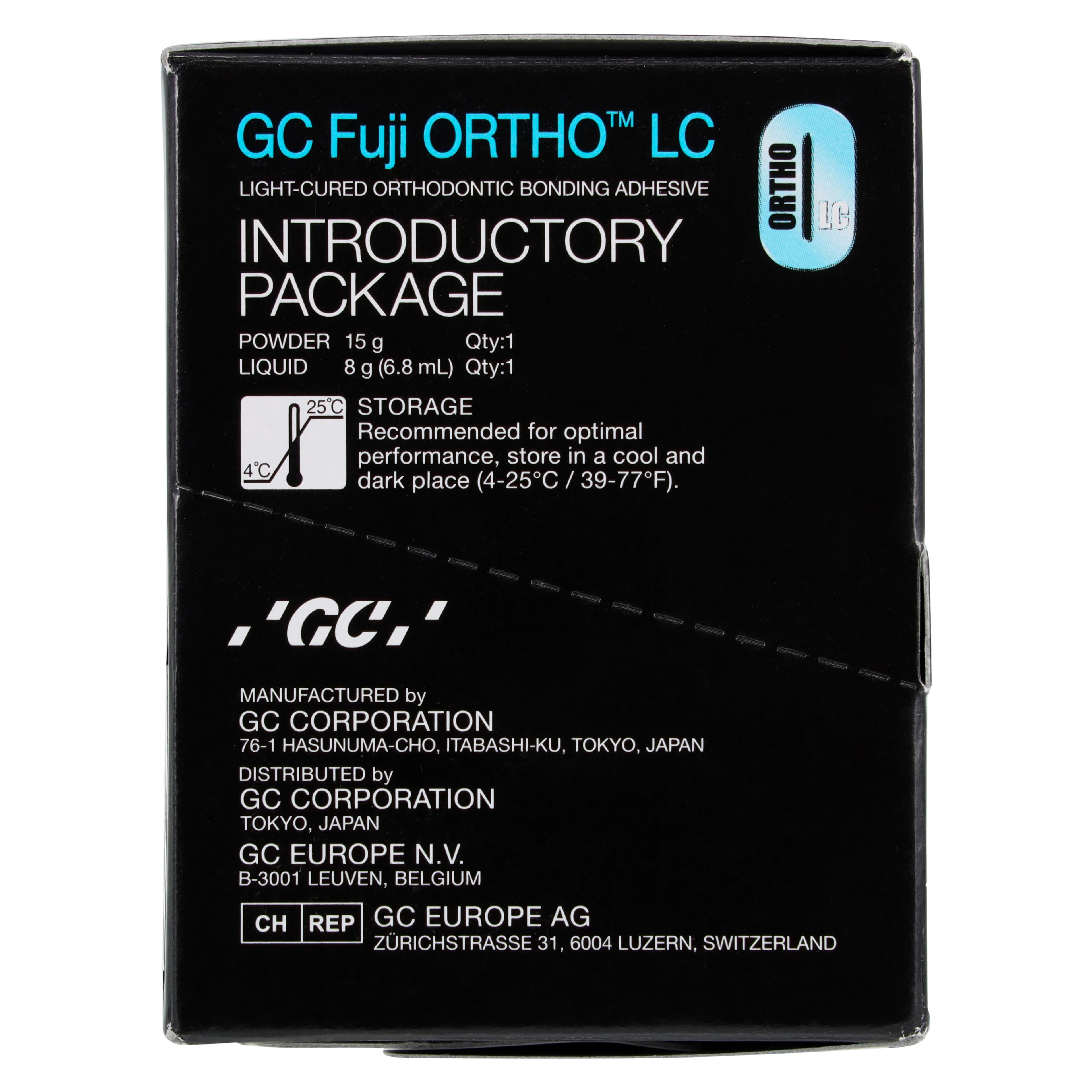 GC Fuji ORTHO LC Light-Cure Resin Reinforced Glass Ionomer Orthodontic Cement Introductory Kit, Powder/Liquid, 439401 thumbnail 4