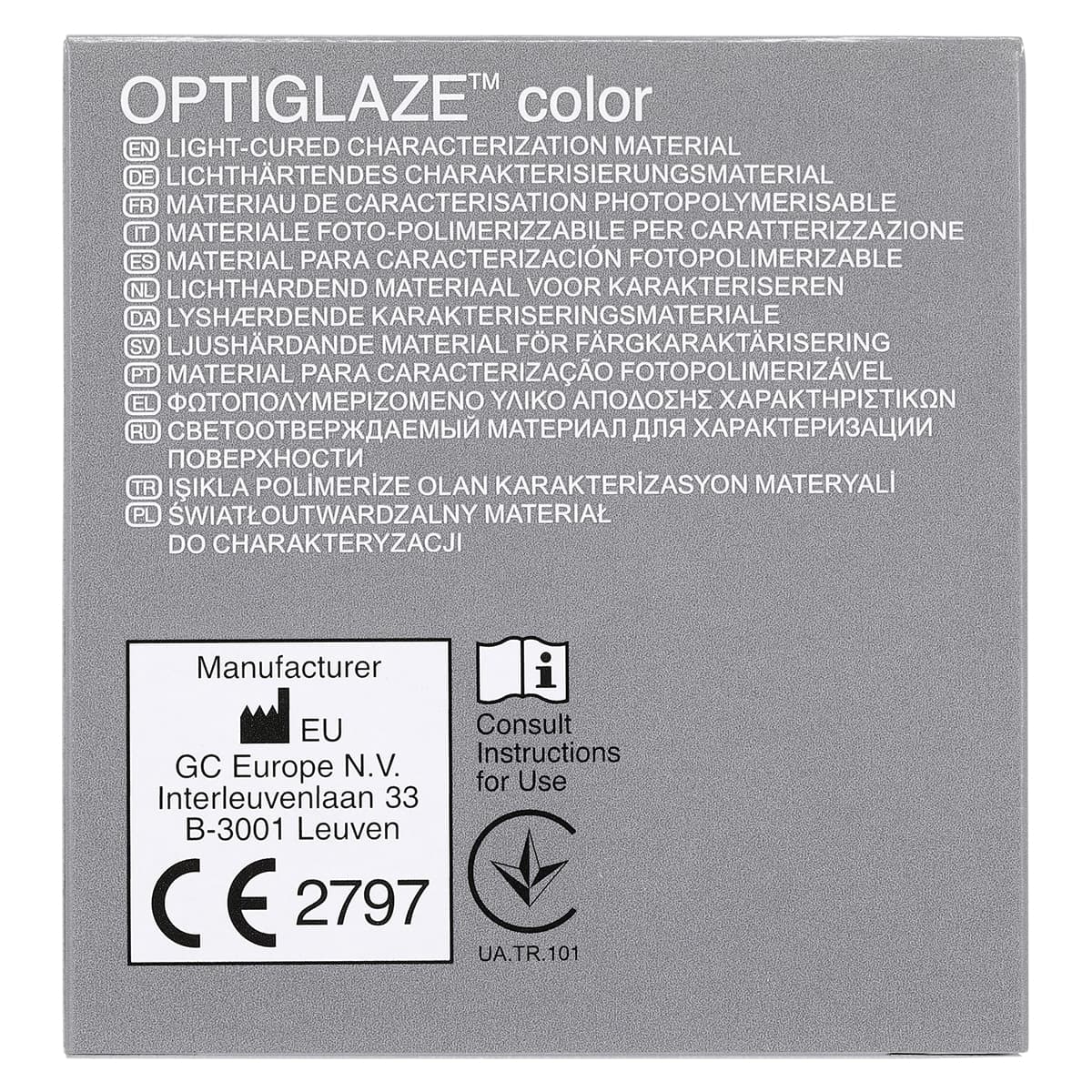 GC America OptiGlaze Color C Plus, Light-Cured Nano-Filled Resin Glaze, 2.6 mL Bottle, #8411 thumbnail 5