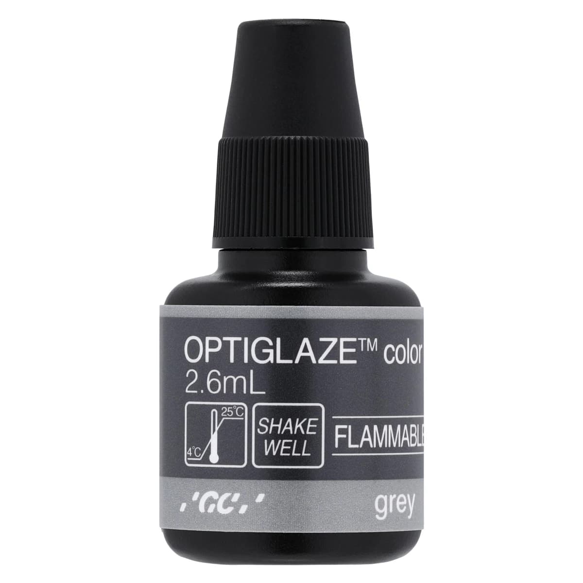 GC America OptiGlaze Color Grey, Light-Cured Nano-Filled Characterization Coating, 2.6 mL Bottle, 008419 thumbnail 3