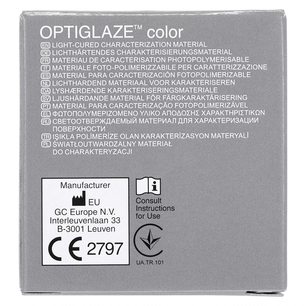 GC America OptiGlaze Color Clear, Light-Cured Nano-Filled Surface Glaze, 5 mL Bottle, #8424 thumbnail 5