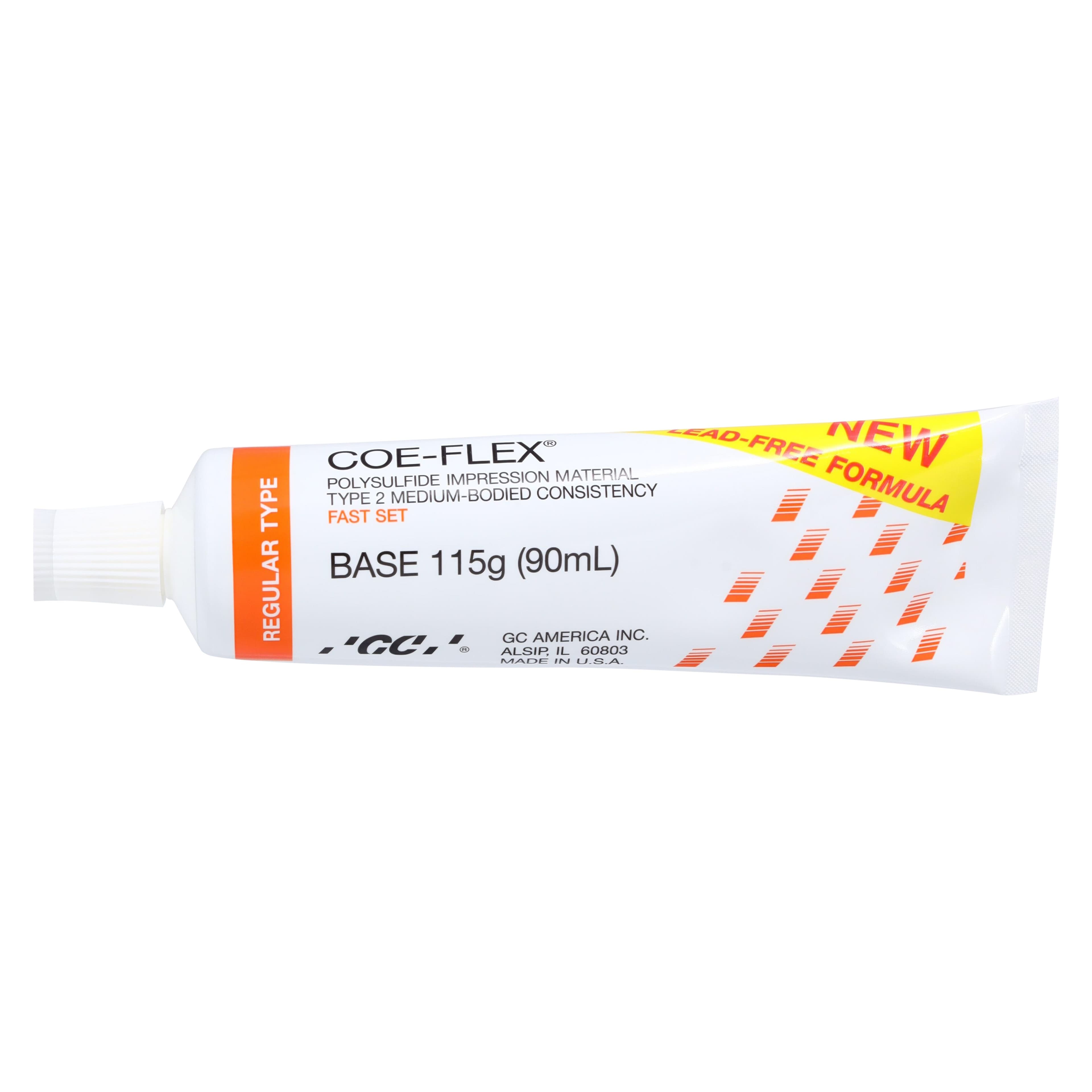 Coe-Flex Polysulfide Impression Material, Standard Package, Regular Body (Medium), Fast Set, Lead-Free, 131005 thumbnail 2