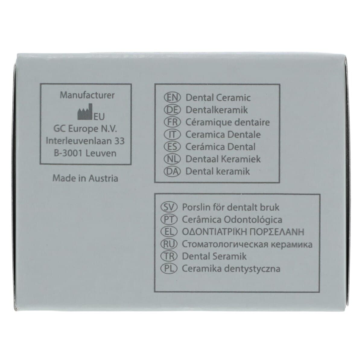 GC Initial LiSi Dentin Veneering Ceramic, Shade D-A3, 20g, 1/Each thumbnail 8