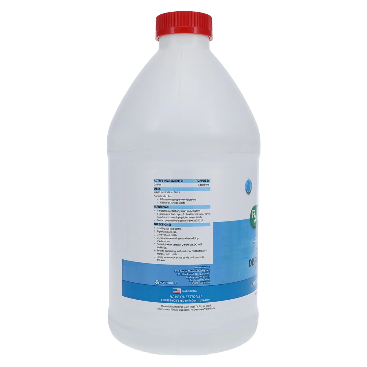 RX Destroyer Liquid Drug Disposal, 64 oz, 4/Case thumbnail 3