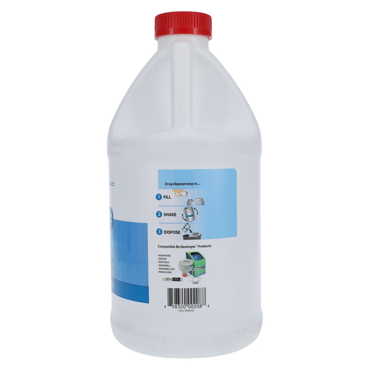 RX Destroyer Liquid Drug Disposal, 64 oz, 4/Case thumbnail 4