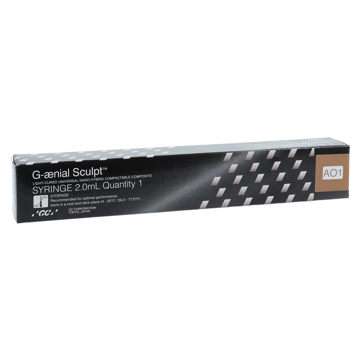 G-aenial Sculpt Universal Nano-Hybrid Composite, Shade AO1, Syringe Refill, 2 ml, 1/Pk, 009161 - G-aenial Sculpt AO1, Syringe Refill , 2 ml 1/Pk. Light-Cured, Universal Nano - Image 1