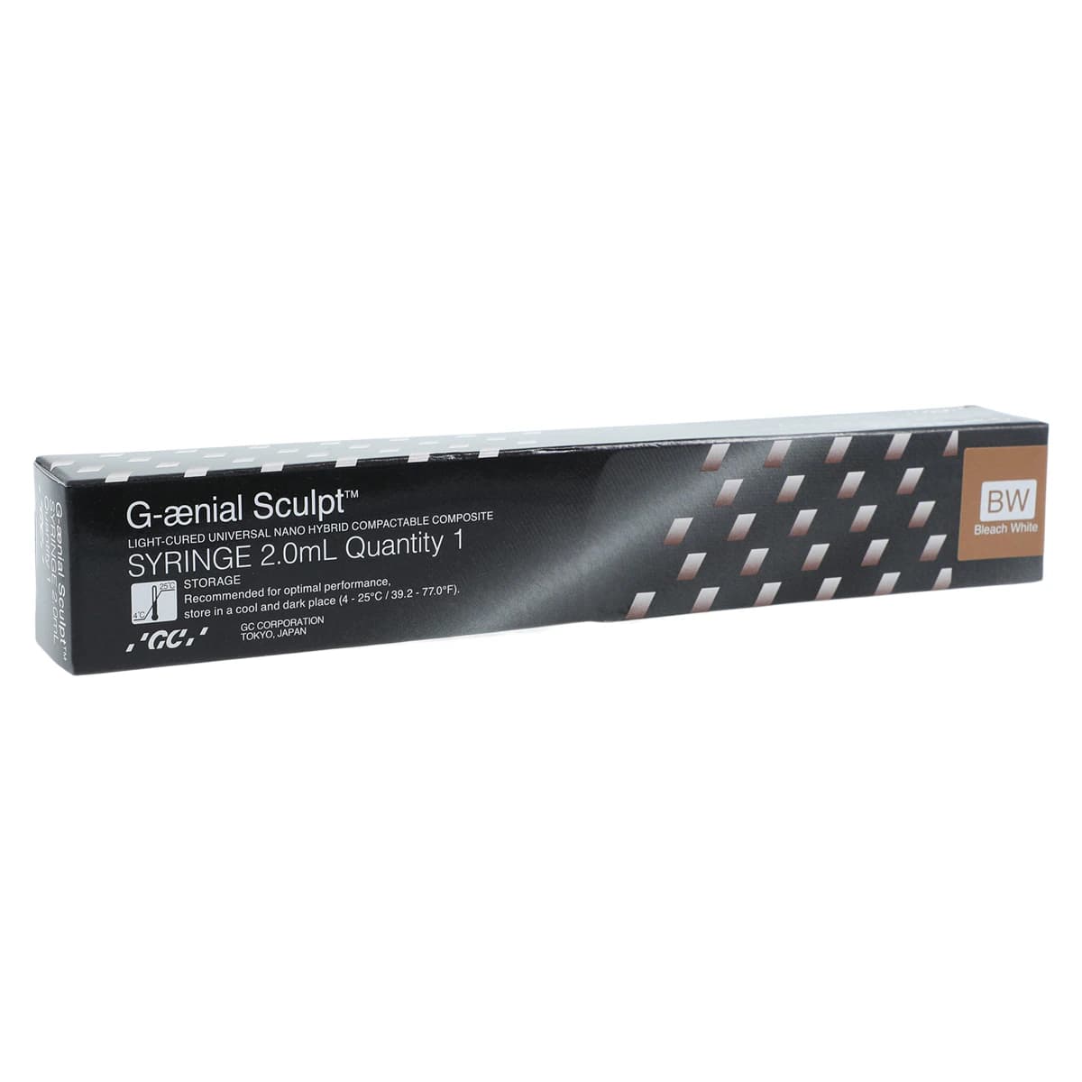 G-aenial Sculpt Universal Composite, Bleach White (BW), 2 ml Syringe Refill, 1/Pk, 009164 - G-aenial Sculpt BW, Syringe Refill , 2 ml 1/Pk. Light-Cured, Universal Nano - Image 1