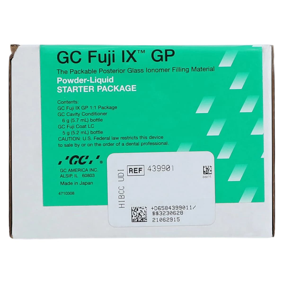 GC Fuji IX GP Powder and Liquid Starter Package, Shade A2, 1:1 Ratio, #439901 thumbnail 2