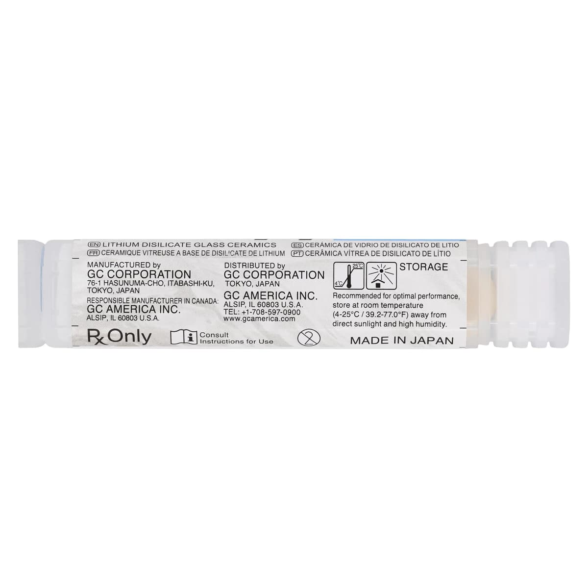 GC Initial LiSi Press Ingot, High Translucency Shade HT-E57, 3g, Pack of 5 thumbnail 4