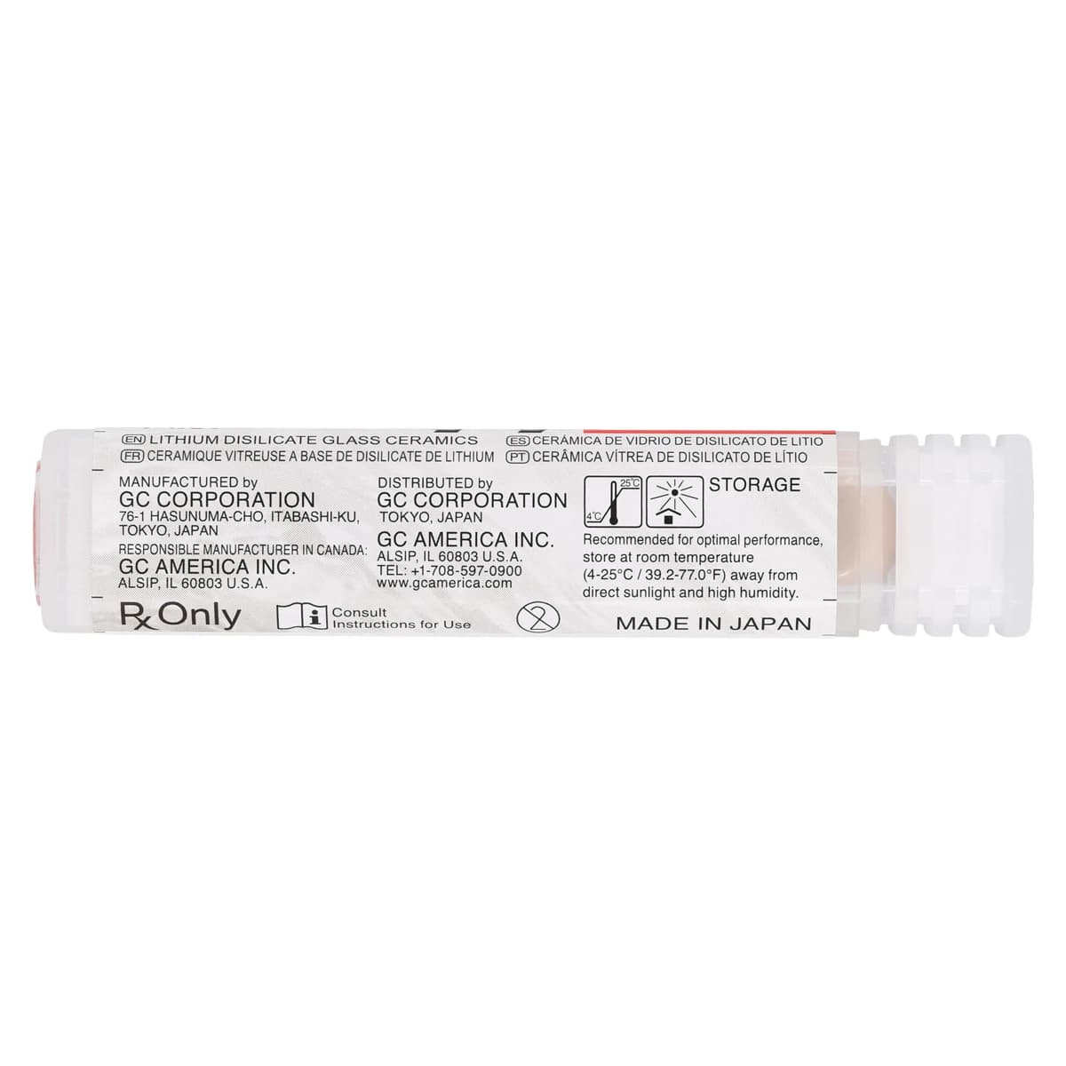 GC Initial LiSi Press Lithium Disilicate Ingot, Shade MT-A3, 3g, 5/Pk, 010330 thumbnail 4