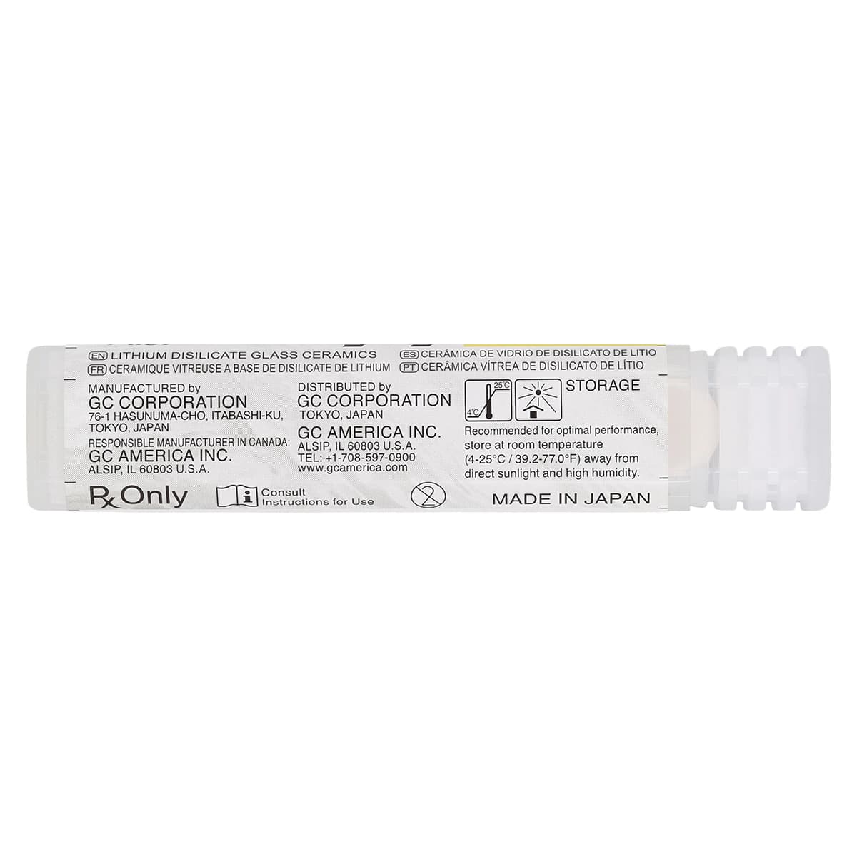 GC Initial LiSi Press Lithium Disilicate Ingot, Shade MO-1, 3g, 5/Pk thumbnail 4