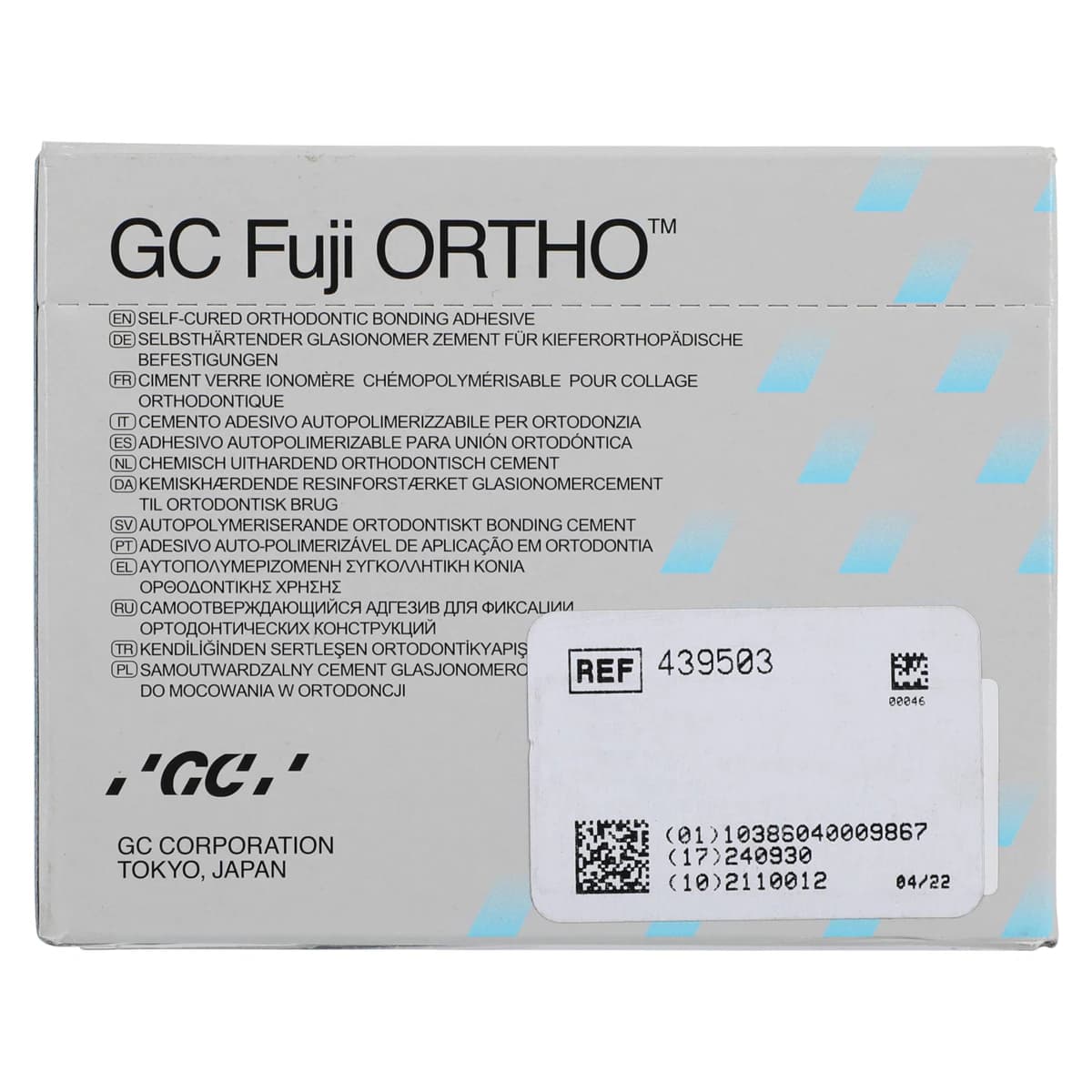 GC Fuji Ortho Self-Cure Resin-Reinforced Glass Ionomer Orthodontic Cement, Standard Kit (40g Powder, 2 x 6.7mL Liquid, Scoop, Mixing Pad), 439503 thumbnail 3