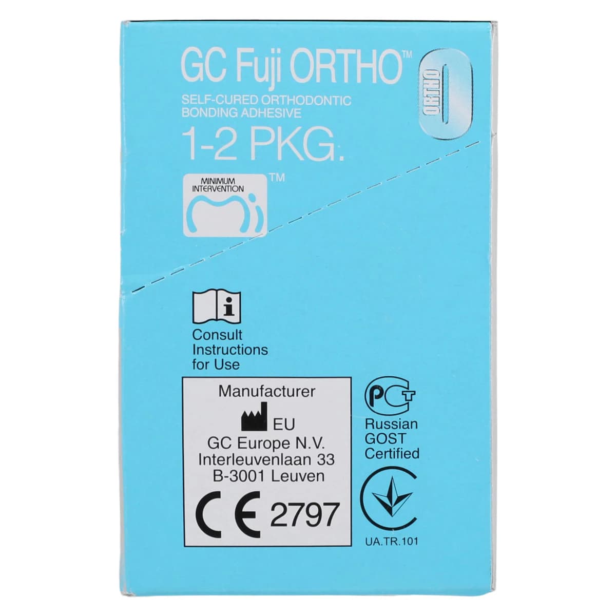 GC Fuji Ortho Self-Cure Resin-Reinforced Glass Ionomer Orthodontic Cement, Standard Kit (40g Powder, 2 x 6.7mL Liquid, Scoop, Mixing Pad), 439503 thumbnail 5
