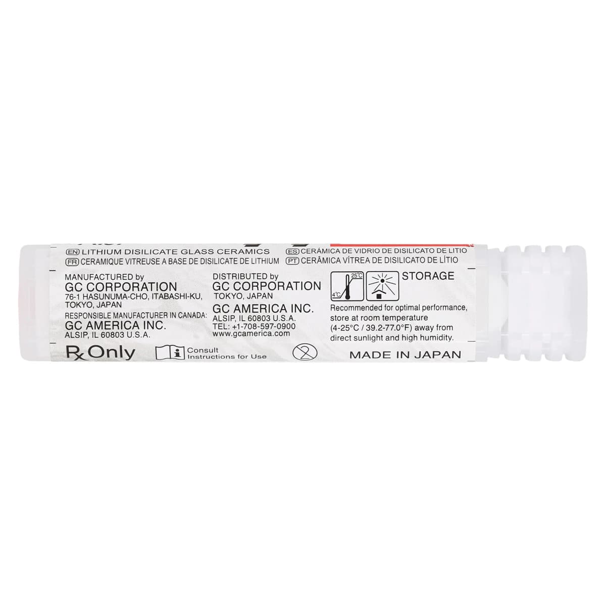 GC Initial LiSi Press Lithium Disilicate Ingot, Shade MT-B00, 3 g, 5/Pk thumbnail 4