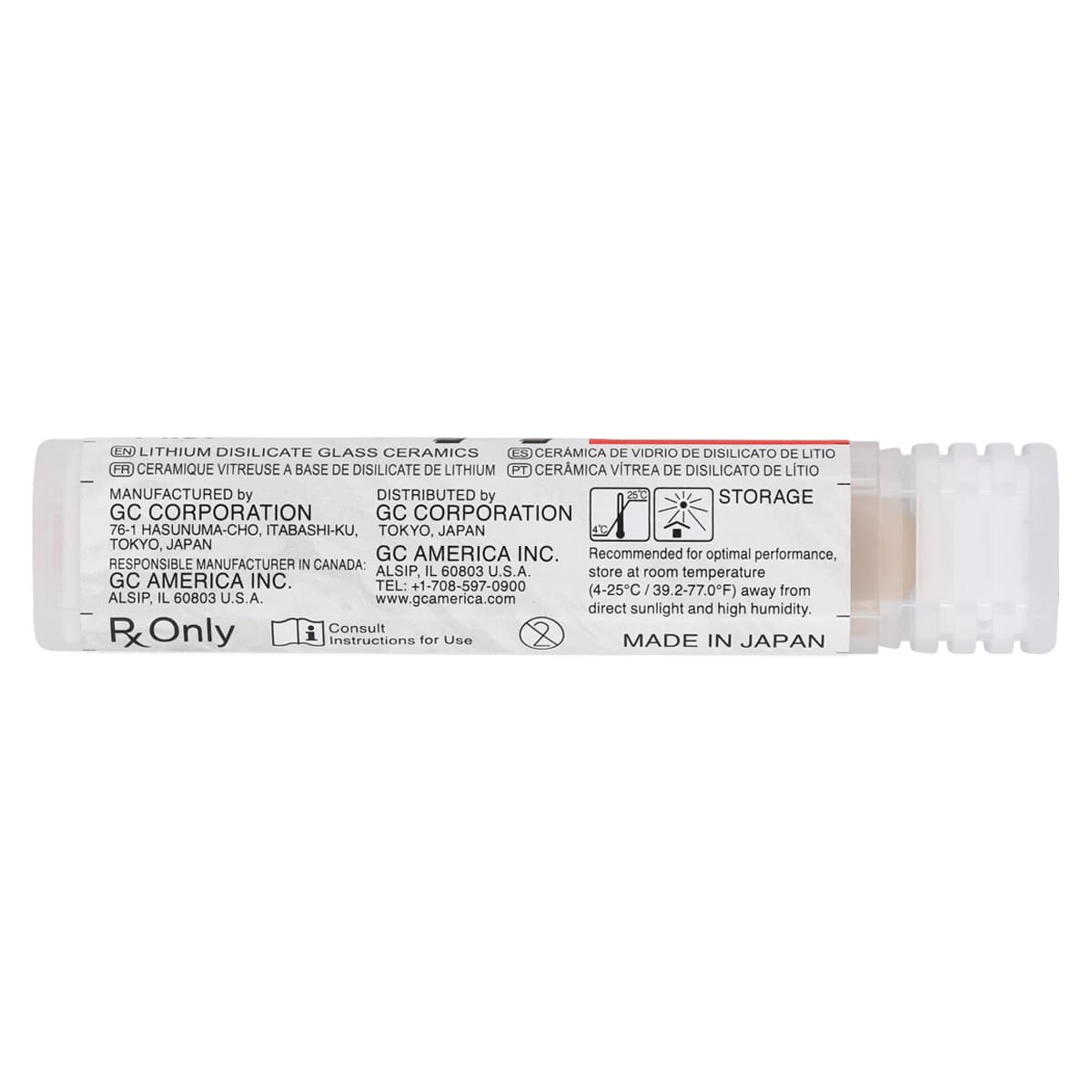 GC Initial LiSi Press Lithium Disilicate Ingot, Shade MT-C2, 3g, 5/Pk thumbnail 4