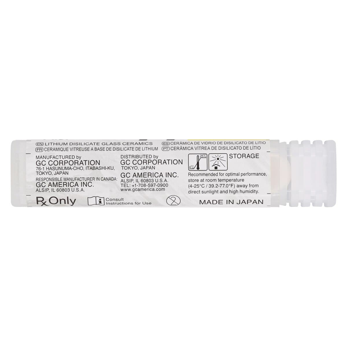 GC Initial LiSi Press Lithium Disilicate Ingot, Shade MO-2, 3g, 5/Pk thumbnail 4