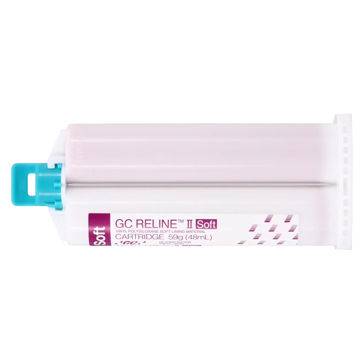 GC Reline II Soft Denture Reline Material, Automix Cartridge Refill, 48 ml (61 g), 1/Pk, 010264 thumbnail 3