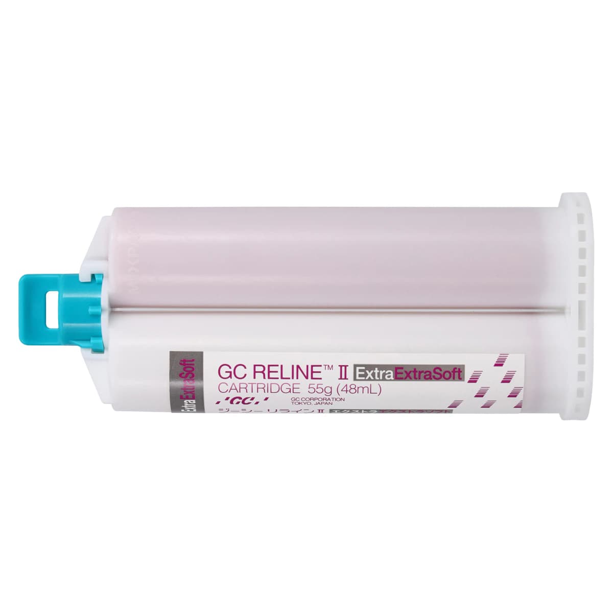 GC Reline II Soft Denture Reline Material, Extra Extra Soft, 48 ml (55 g) Cartridge Refill, 1/Pk, 010257 thumbnail 3