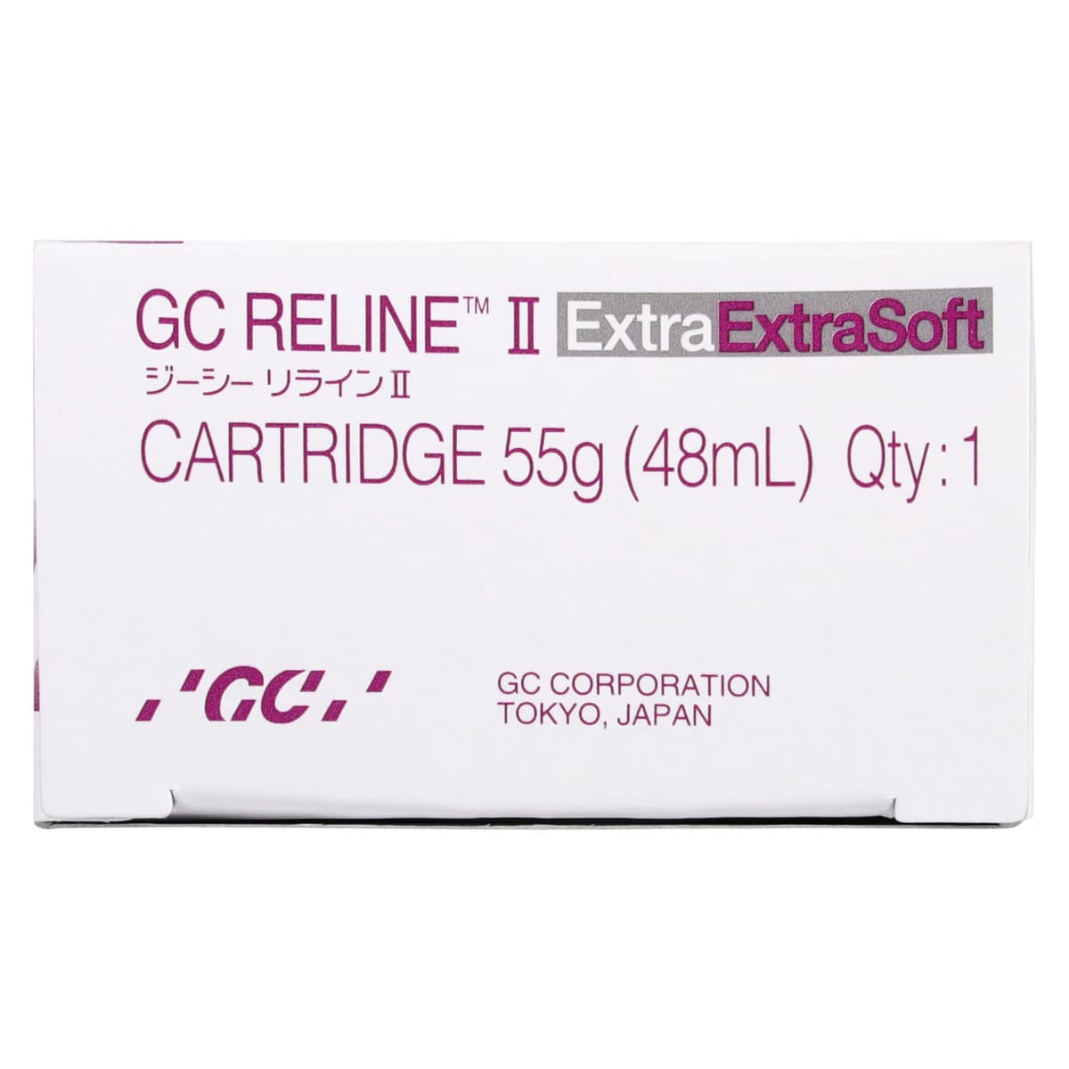 GC Reline II Soft Denture Reline Material, Extra Extra Soft, 48 ml (55 g) Cartridge Refill, 1/Pk, 010257 thumbnail 5