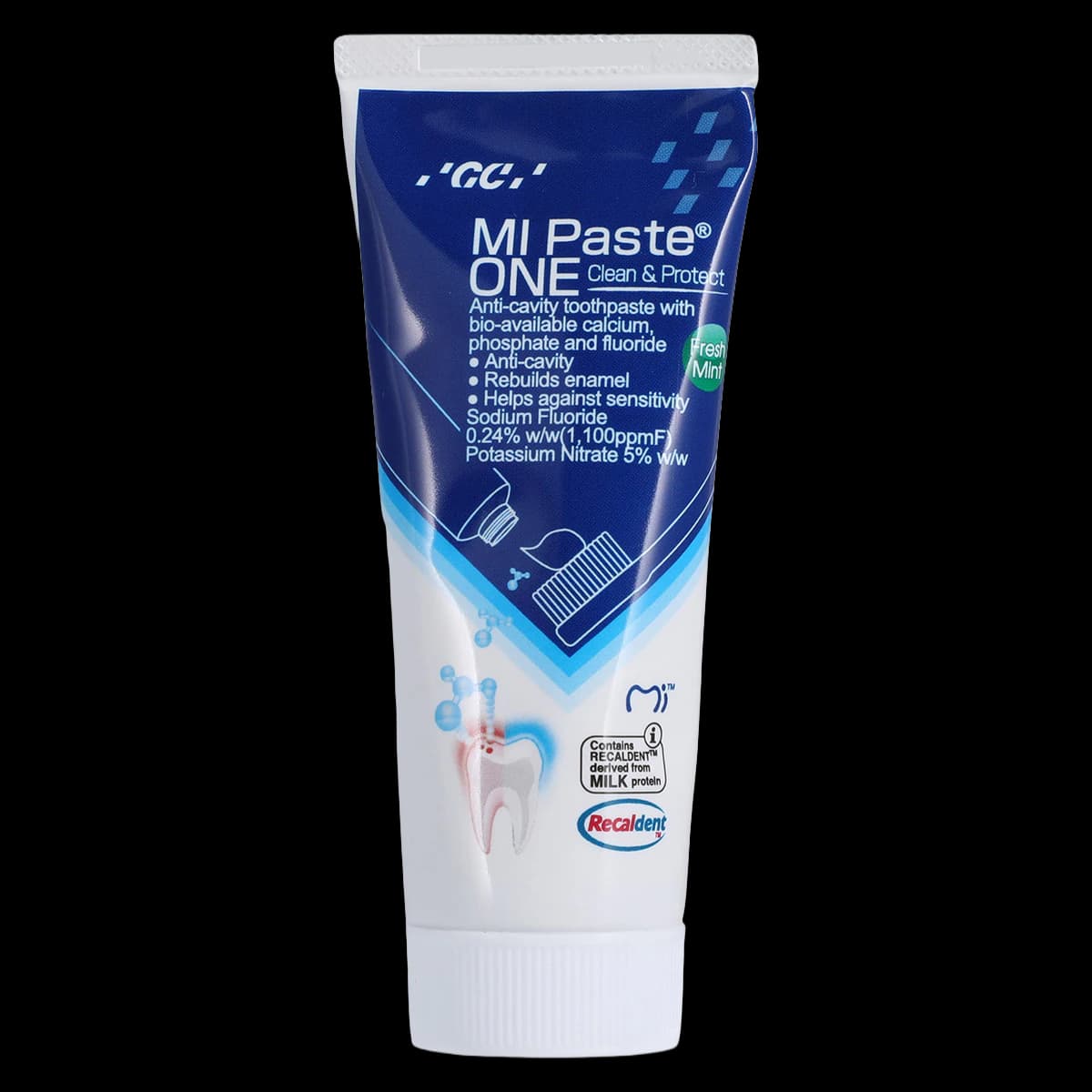 MI Paste ONE Anticavity Toothpaste, Fresh Mint, 46g Tube, 10/Box, 437000 thumbnail 3