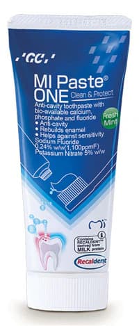 MI Paste ONE Anticavity Toothpaste, Fresh Mint, 46g Tube, 10/Box, 437000 - MI Paste One Toothpaste Freshmint 46g (10) - Image 1