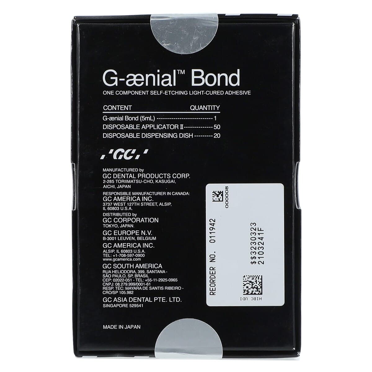 G-Aenial Bond Self-Etch 5ml Kit, 011942 thumbnail 5