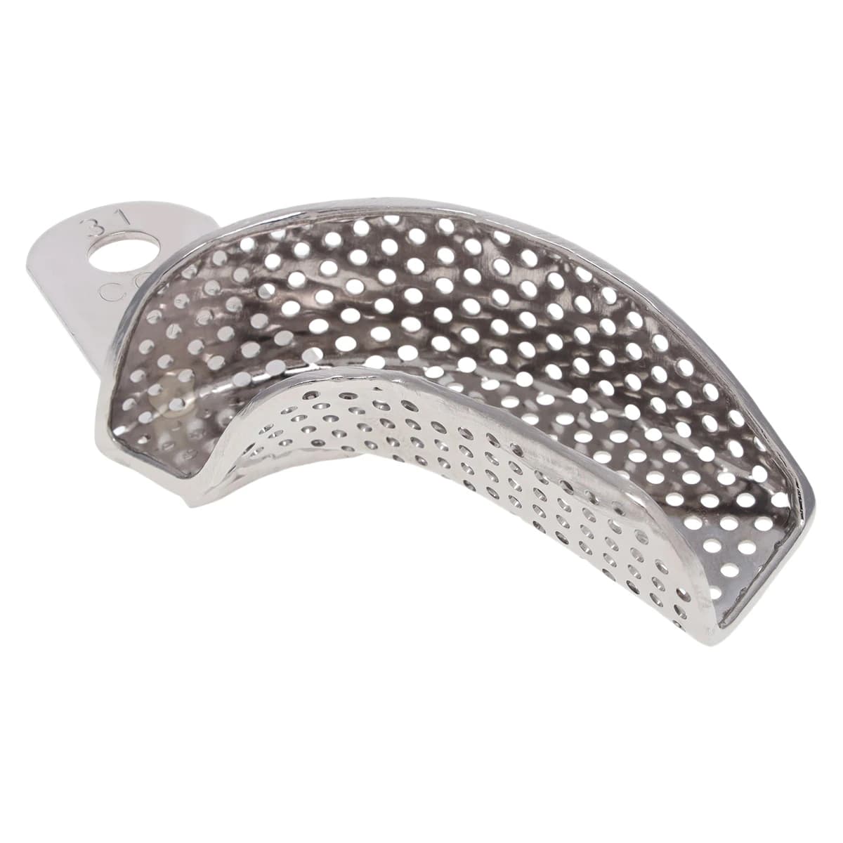 COE Nickel-Plated Perforated Partial Impression Tray #31, Upper Right/Lower Left, 260311 thumbnail 2