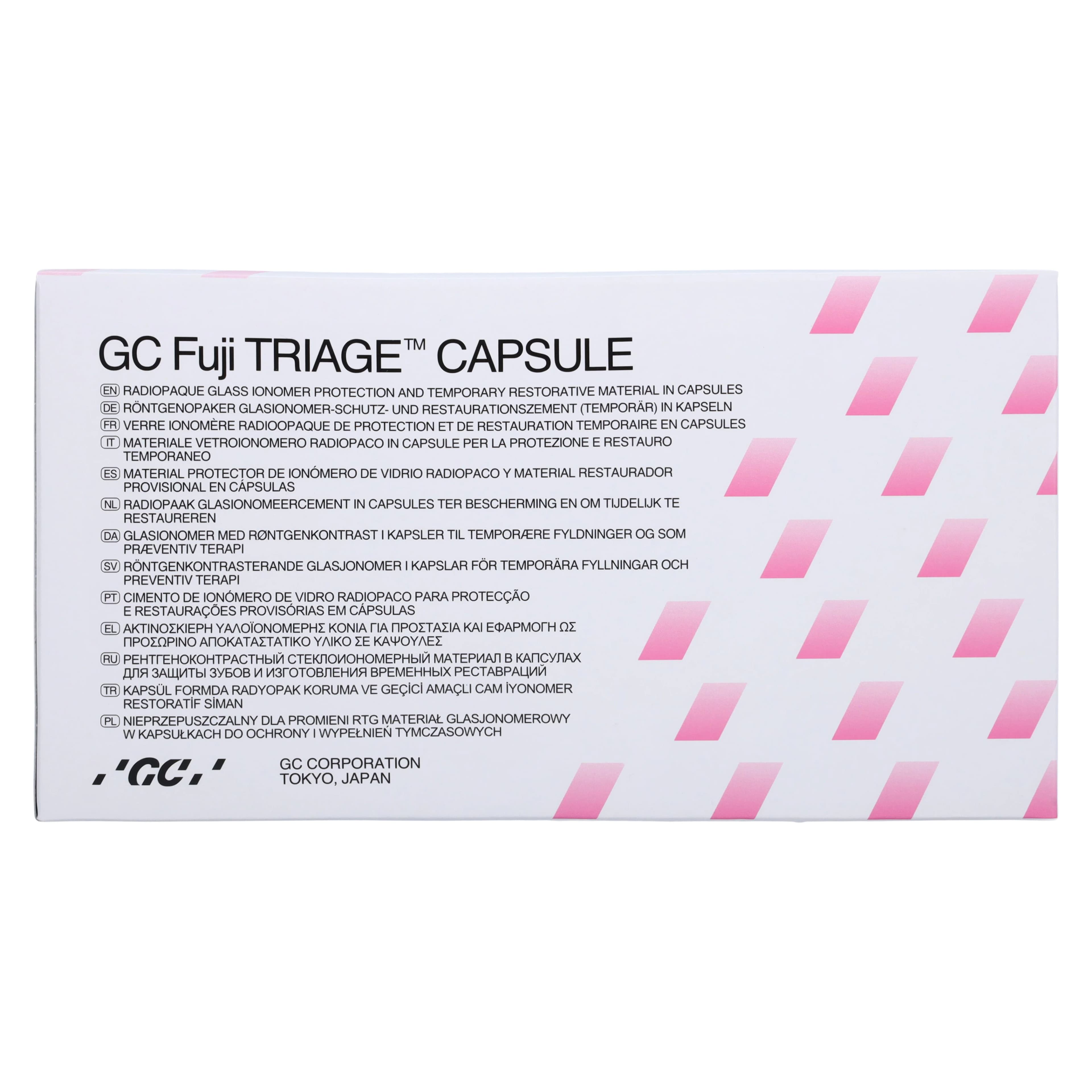 GC Fuji TRIAGE Glass Ionomer Sealant and Surface Protection Material, Pink Capsules, 0.13 ml, 50/Box, Refill #001946 thumbnail 7
