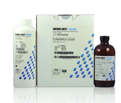 GC America Nature-Cryl Pour COE-LOR Heavy Denture Base Acrylic Powder, 5 lb thumbnail 2
