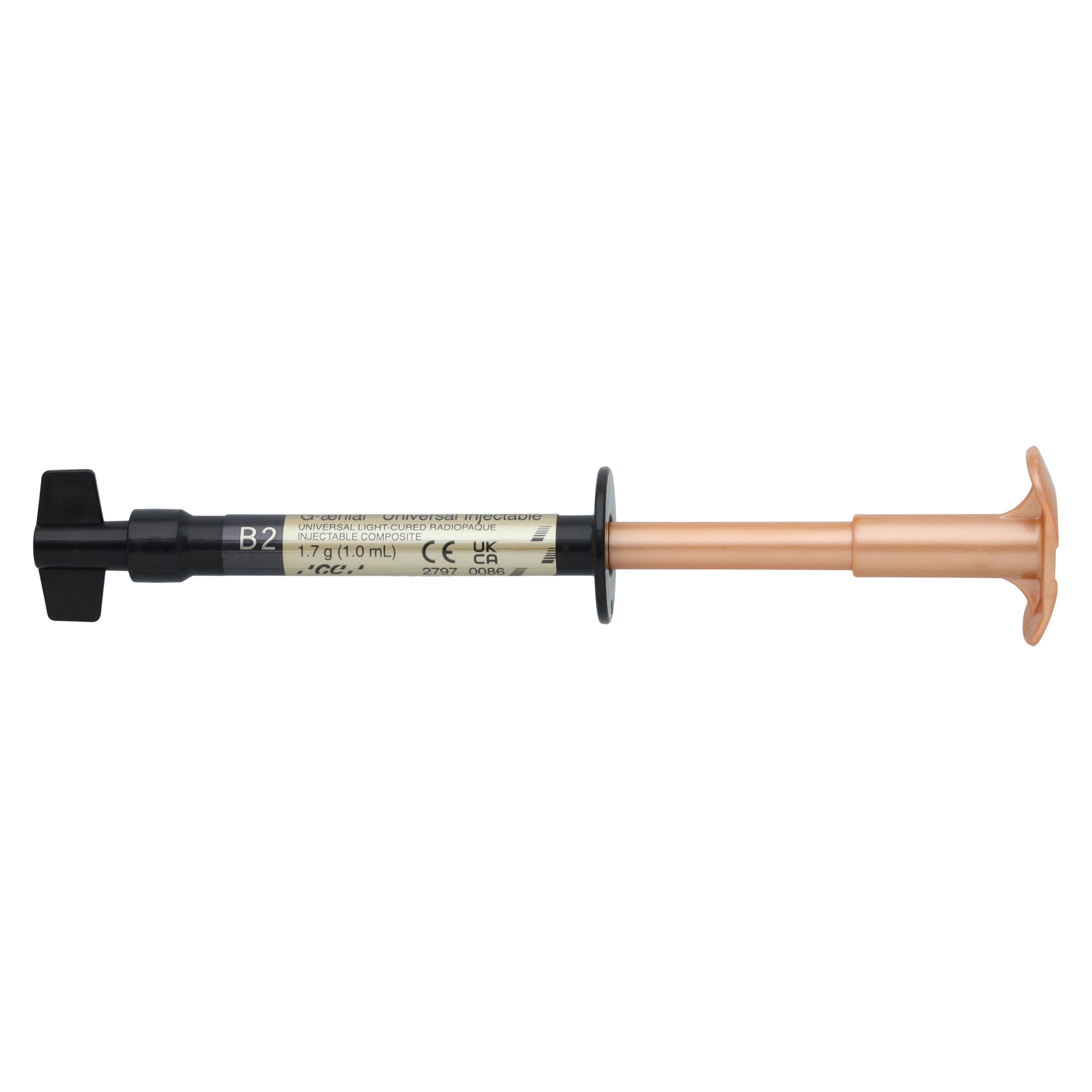 G-aenial Universal Injectable Composite Syringe, Shade B2, 1.7 g (1.0 mL) per Syringe, 2 Syringes/Pack, 012370 thumbnail 3