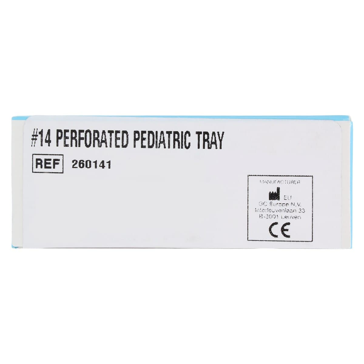 GC America COE Nickel-Plated Perforated Pedodontic Impression Tray, Upper #14 Extra Small, 1/Pack, 260141 thumbnail 5