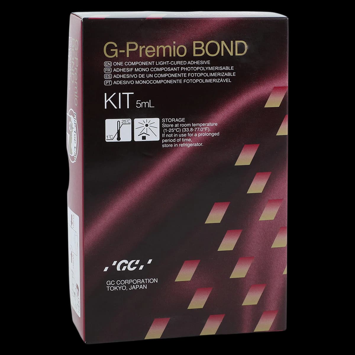 G-Premio BOND Universal Adhesive Kit, 5 mL Bottle with 50 Applicators & 20 Trays, 012691 - G-Premio Bond Kit 5mL w/ 50 Brushes & 20 Trays - Image 1