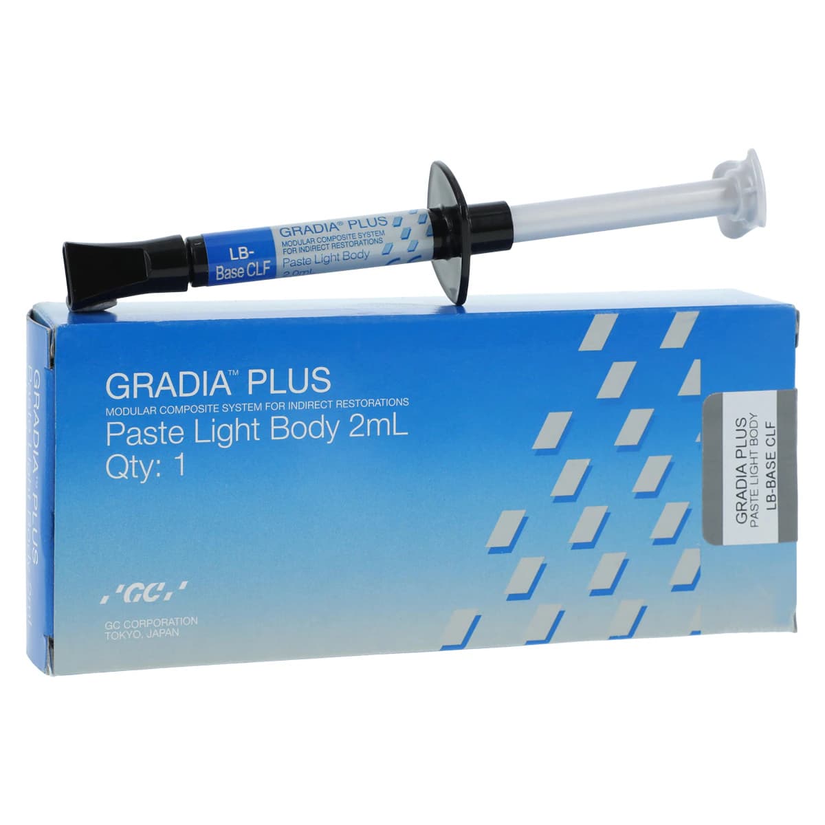 GRADIA PLUS Paste LB-Base CLF, 2 mL Syringe, 901092 - Paste LB-Base CLF 2 ml 901092 - Image 1