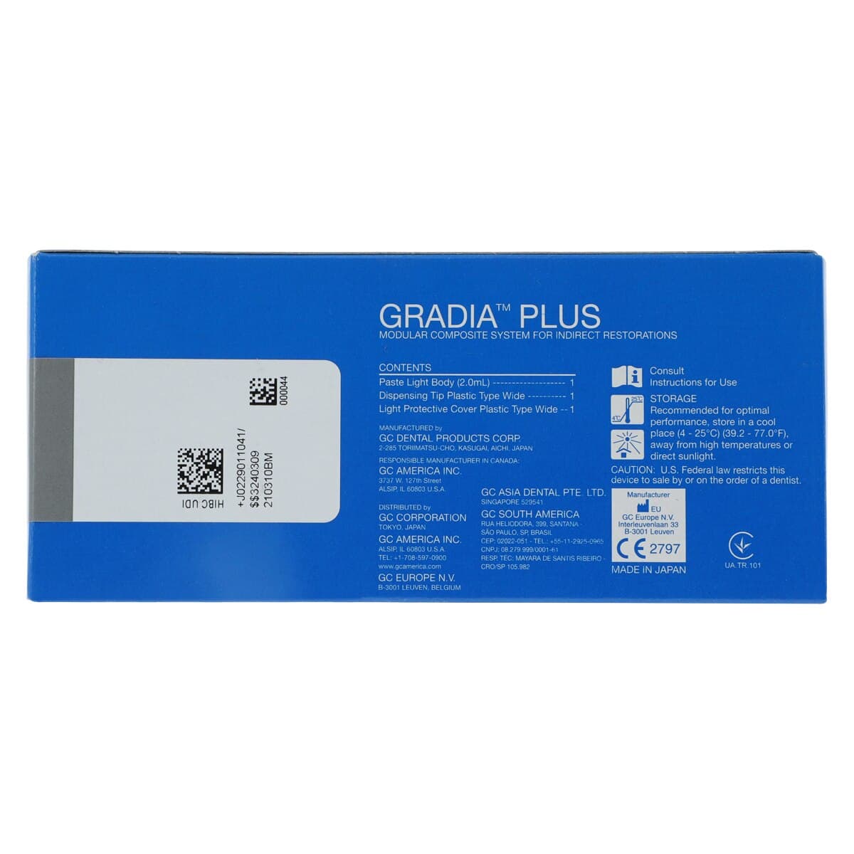 GRADIA PLUS Paste LB-Inlay E, Light-Curing Indirect Composite, 2 mL Syringe, 901104 thumbnail 10
