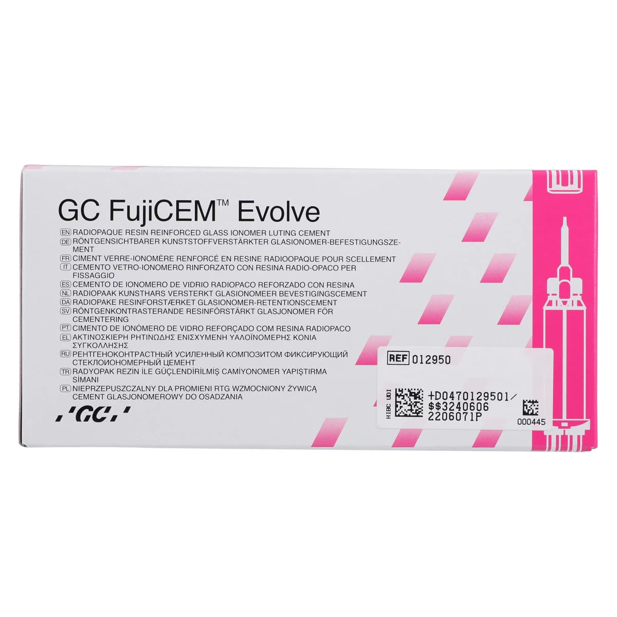 GC FujiCEM Evolve Automix Resin-Reinforced Glass Ionomer Cement, 9.2g Syringe, Pack of 3, 012950 thumbnail 8