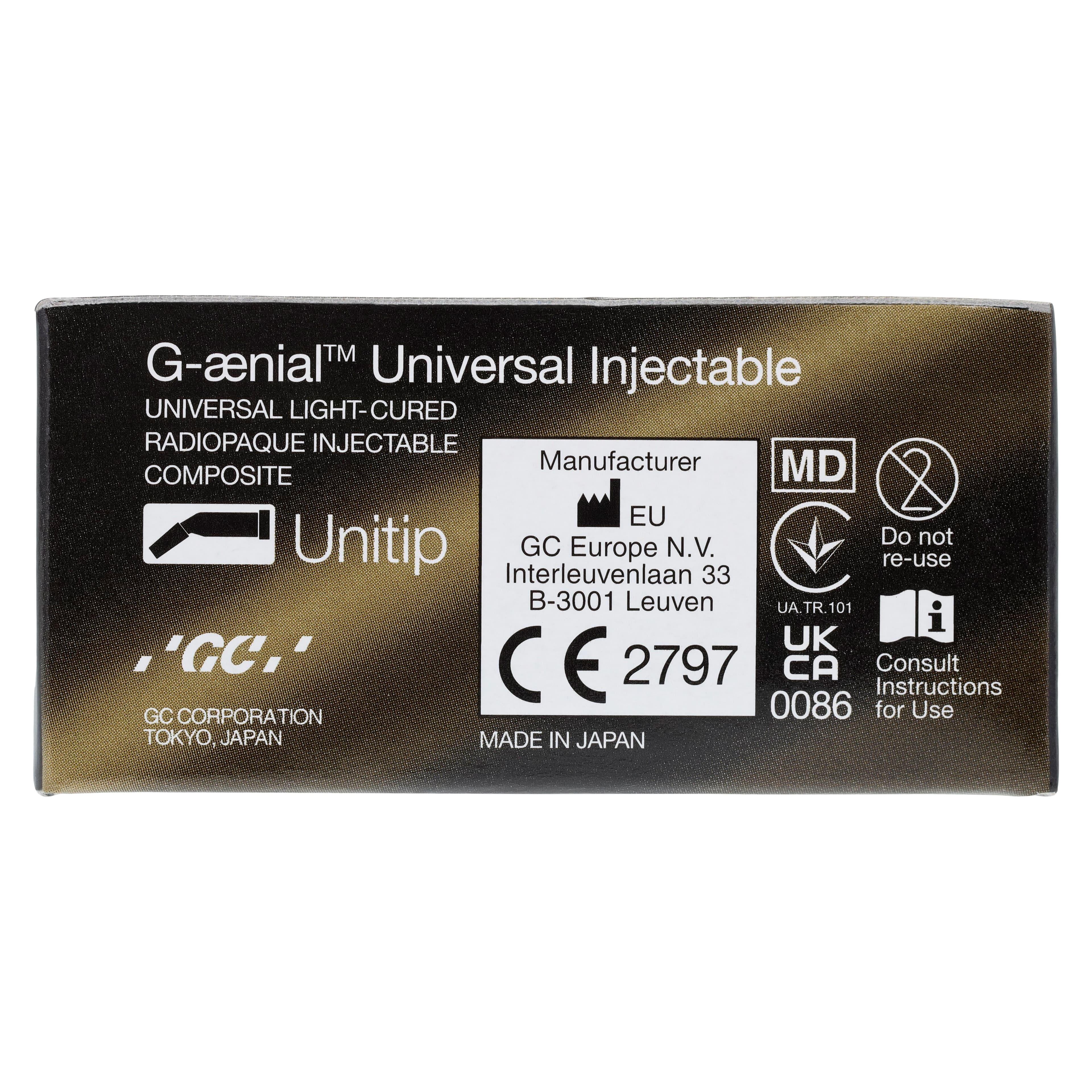 G-aenial Universal Injectable Composite Unitips, Shade A1, 0.16 mL, 15/Pkg, 012348 thumbnail 3