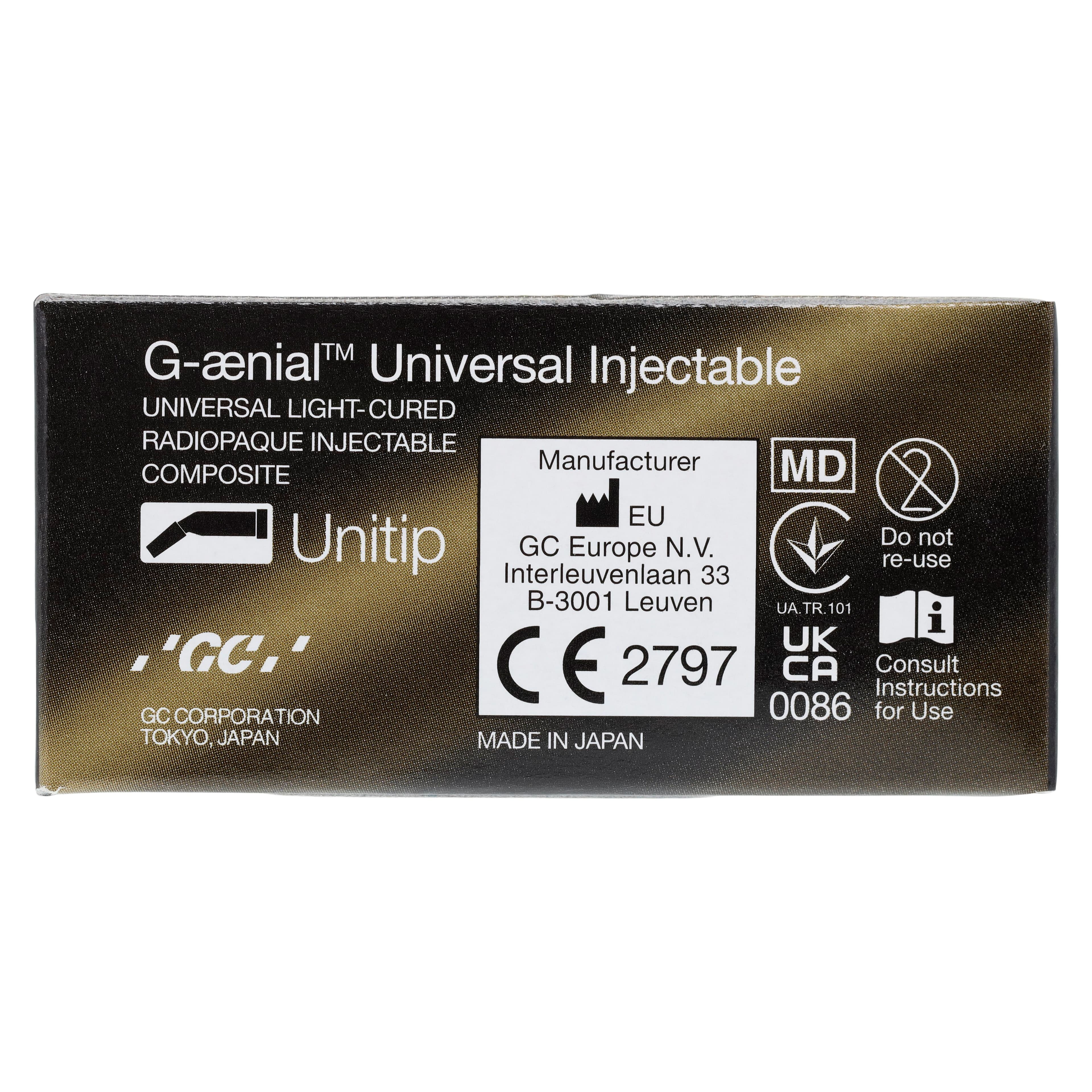 G-aenial Universal Injectable Composite Unitips, Shade A2, 0.16 mL, 15/Pkg, 012349 thumbnail 4