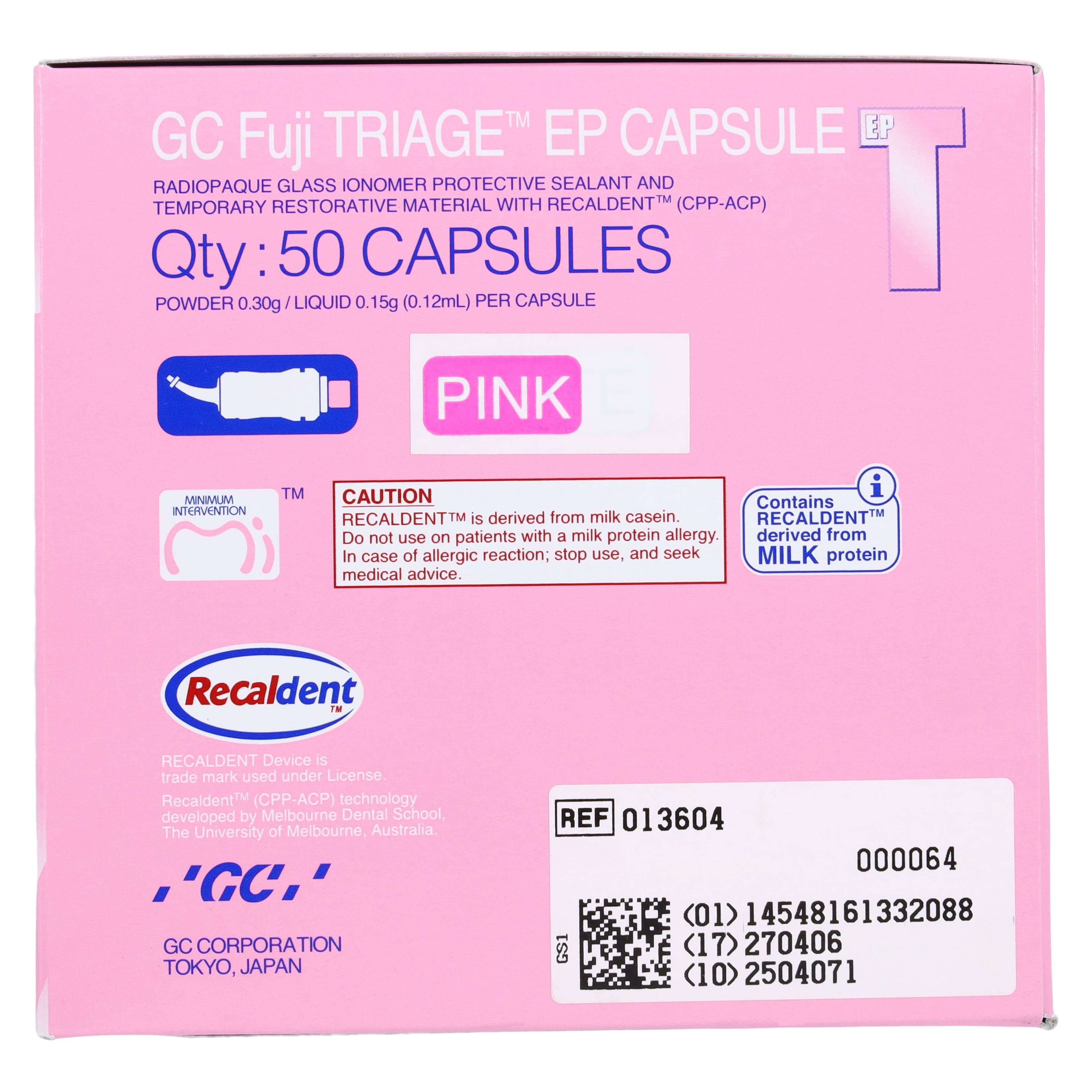 GC Fuji TRIAGE EP Glass Ionomer Pit & Fissure Sealant, Pink, 50 Capsules/Box, 0.30g Powder/0.15g Liquid per Capsule thumbnail 5
