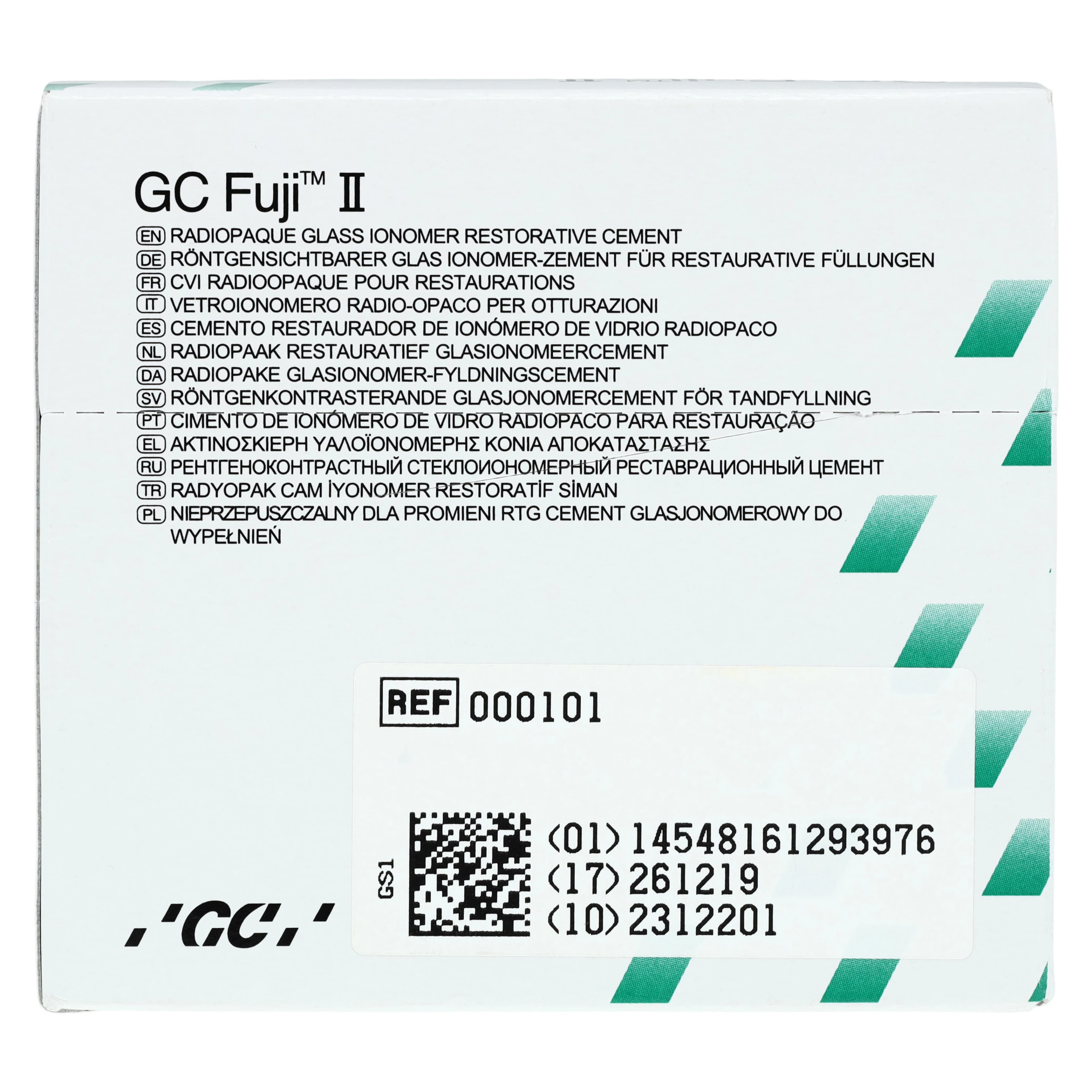GC Fuji II Glass Ionomer Restorative, 1:1 Powder/Liquid Package, Shade #21 Pale Yellow, 15 g Powder / 8 mL Liquid, 000101 thumbnail 10