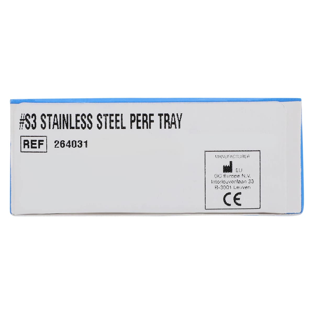 COE Stainless Steel Perforated Impression Tray, #S3 Medium-Large Upper, Full-Arch, 1 Each, 264031 thumbnail 5