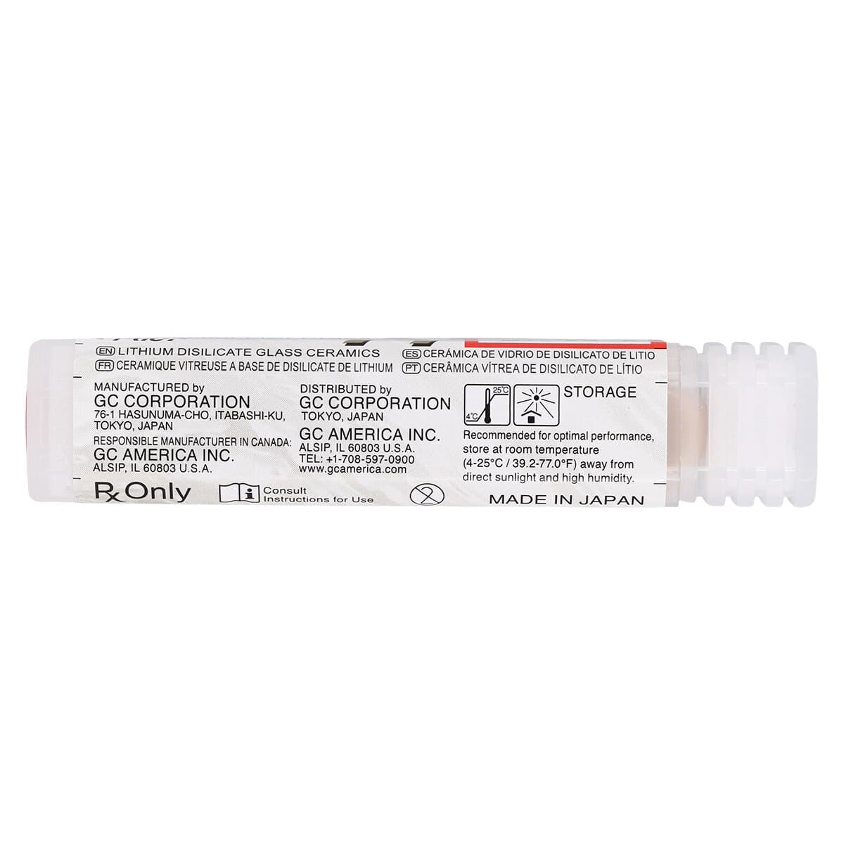 GC Initial LiSi Press Ingot, Shade MT-A3.5, 3g, 5/Pk thumbnail 4
