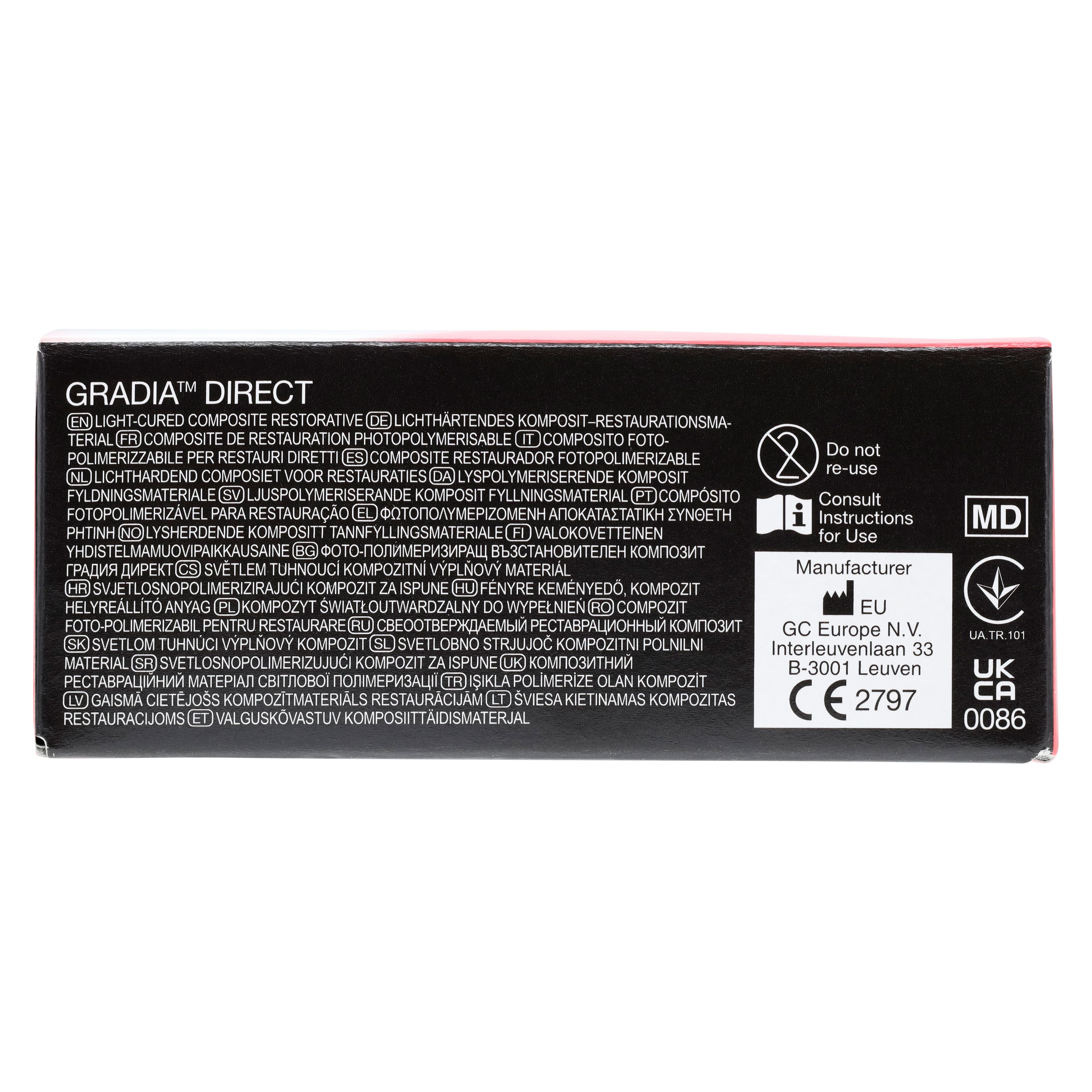 Gradia Direct Micro-Filled Hybrid Resin Composite Unitip Refill, Shade P-A1, 0.16 ml, 20/Box, #001997 thumbnail 3