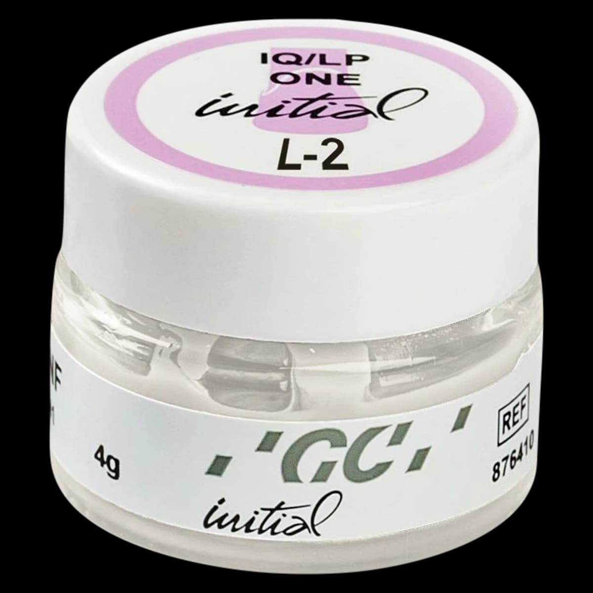 GC Initial IQ Lustre Paste ONE – Enamel Effect, Shade 2 (L-2), 4 g Jar - GC Initial™ IQ Lustre Paste ONE – Enamel Effect, 4 g Jar - Shade 2, L-2 - Image 1