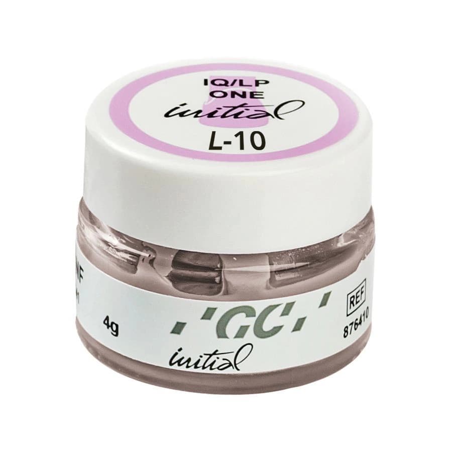 GC Initial IQ Lustre Paste ONE – Enamel Effect, Shade 10 (L-10), 4 g Jar - GC Initial™ IQ Lustre Paste ONE – Enamel Effect, 4 g Jar - Shade 10, L-10 - Image 1