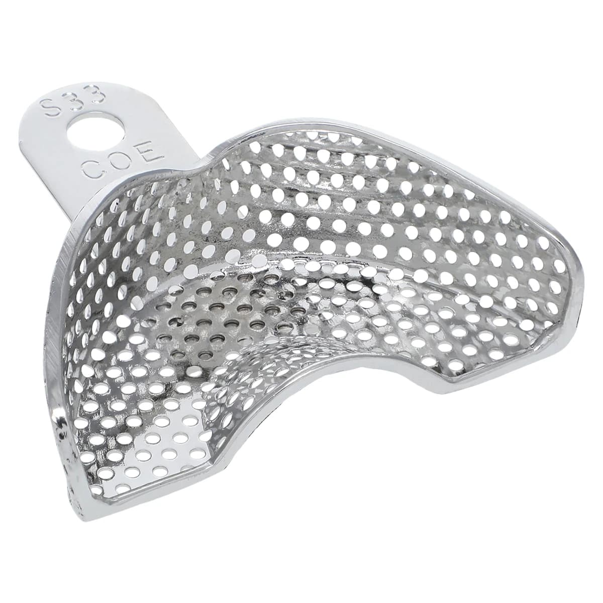 COE Stainless Steel Partial Perforated Impression Tray #S33, Anterior Upper, 1/Pkg, 264331 thumbnail 2