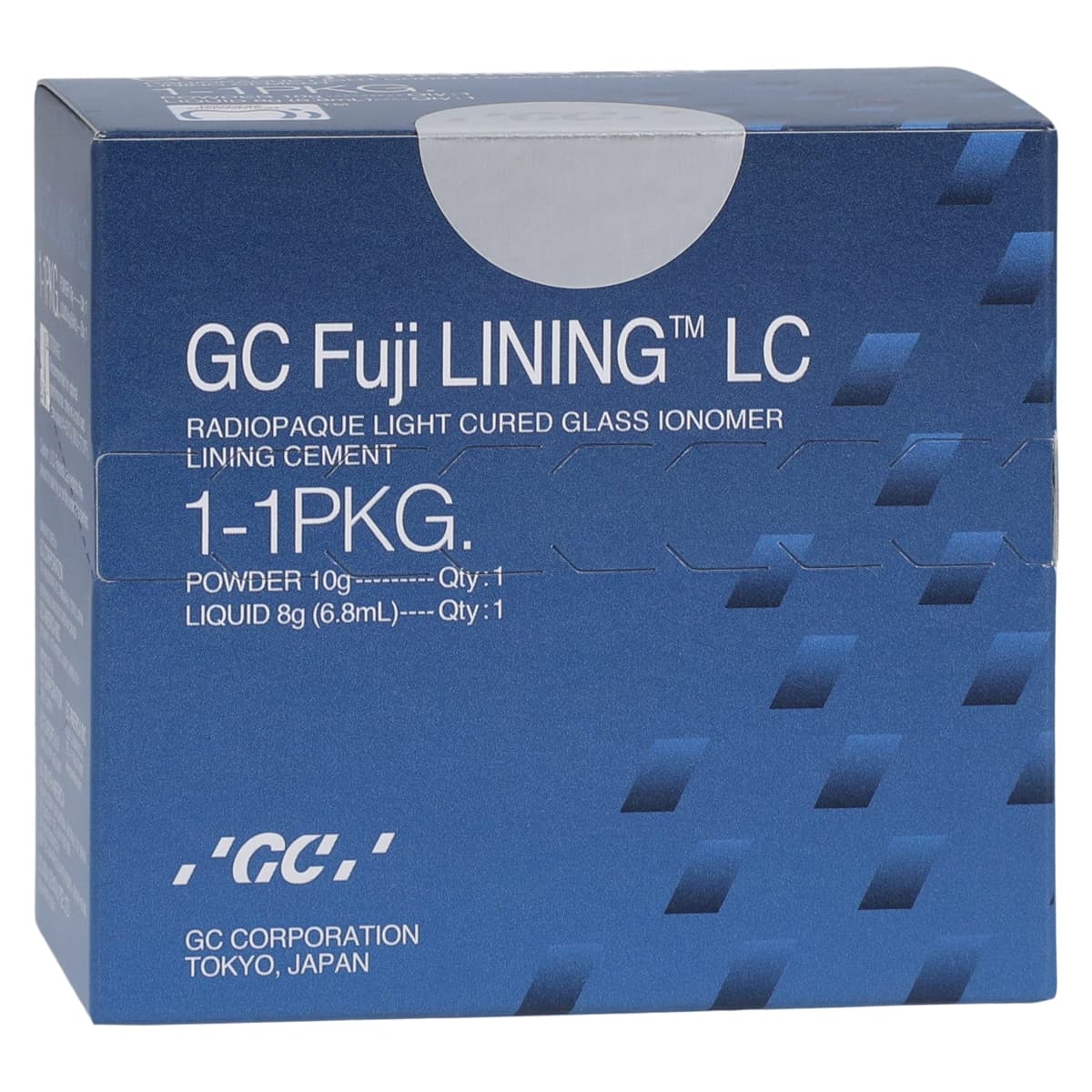 GC Fuji Lining LC Light-Cured Glass Ionomer Liner/Base, 1:1 Intro Package (10 g Powder, 6.8 ml Liquid, Mixing Pad & Spatula), 000021 thumbnail 2