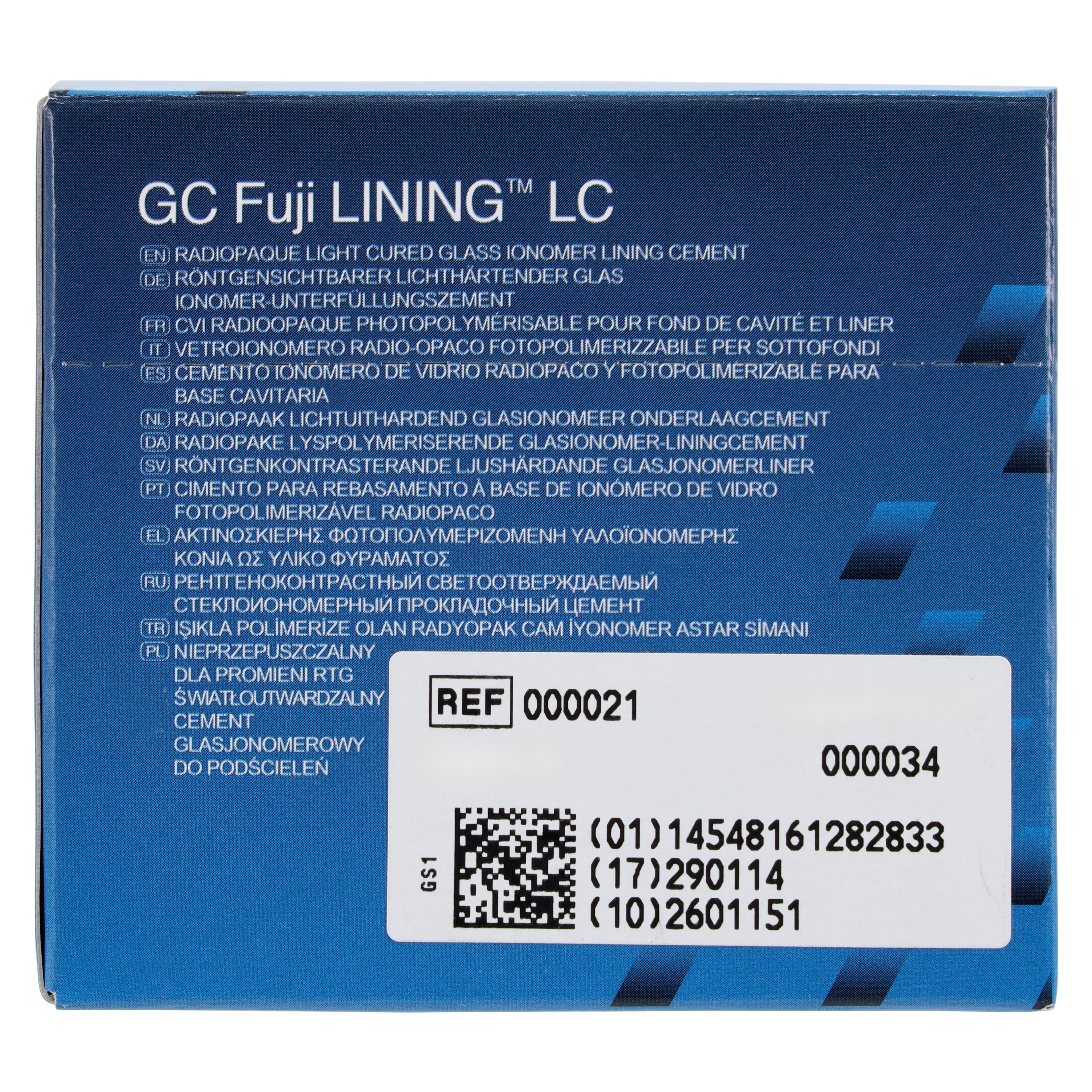 GC Fuji Lining LC Light-Cured Glass Ionomer Liner/Base, 1:1 Intro Package (10 g Powder, 6.8 ml Liquid, Mixing Pad & Spatula), 000021 thumbnail 7
