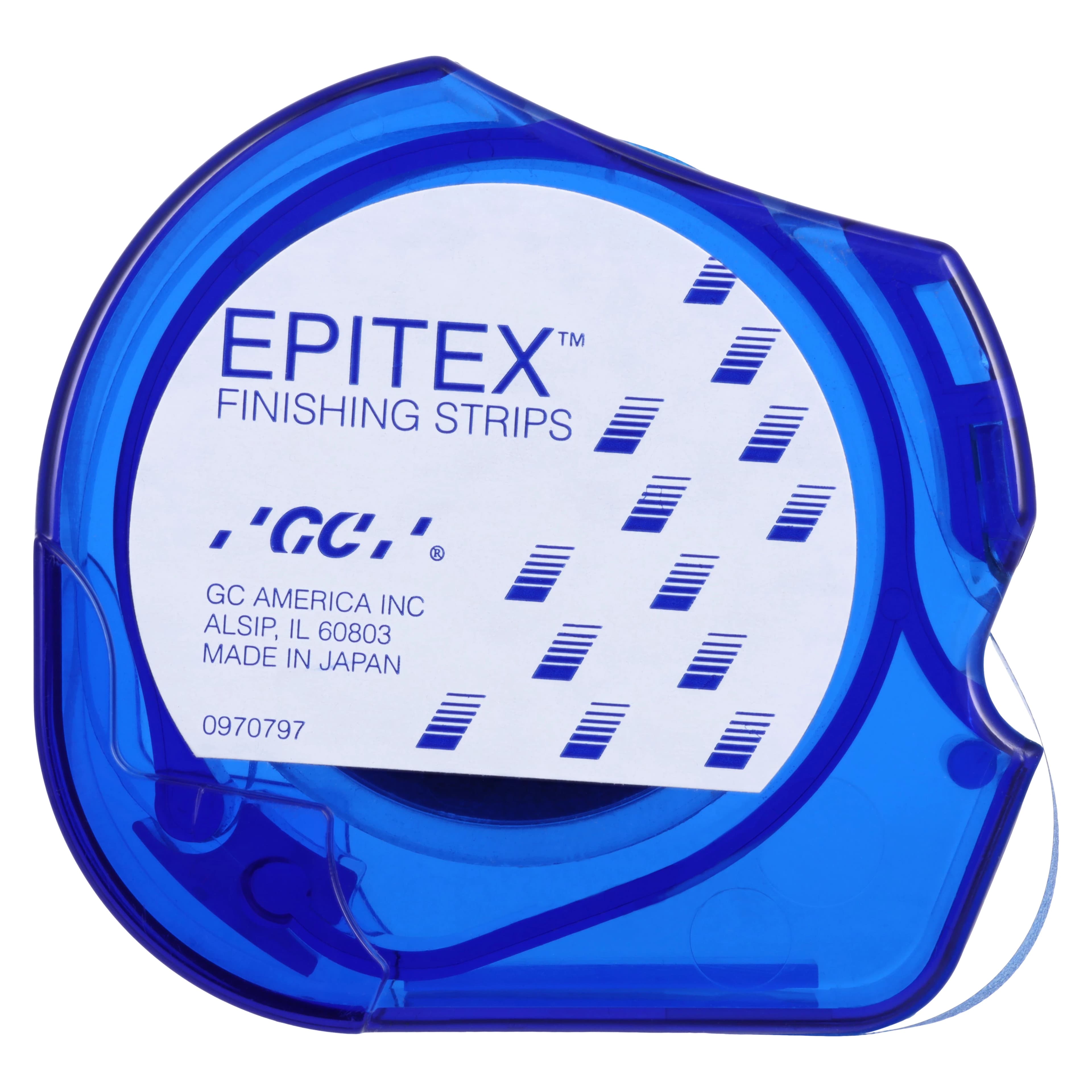 Epitex Finishing and Polishing Strips Refill, Coarse (Blue), 5mm x 10m Reel, 473011 thumbnail 2