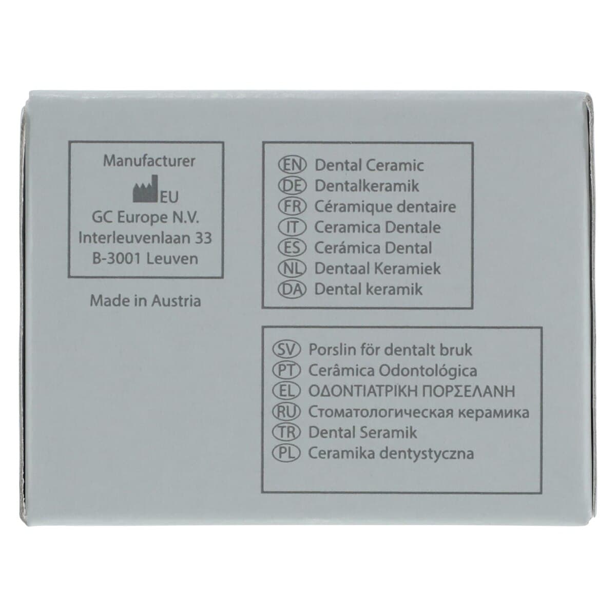 GC Initial Zr Dentin Porcelain, Shade DA1, 20 g Jar, 875051 thumbnail 8