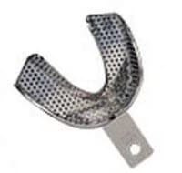 GC America COE Metal Impression Tray, Nickel-Plated, Perforated, #X20, Extra Large, Lower, 1/Pk, 260921 - COE Metal Impression Trays - Image 1